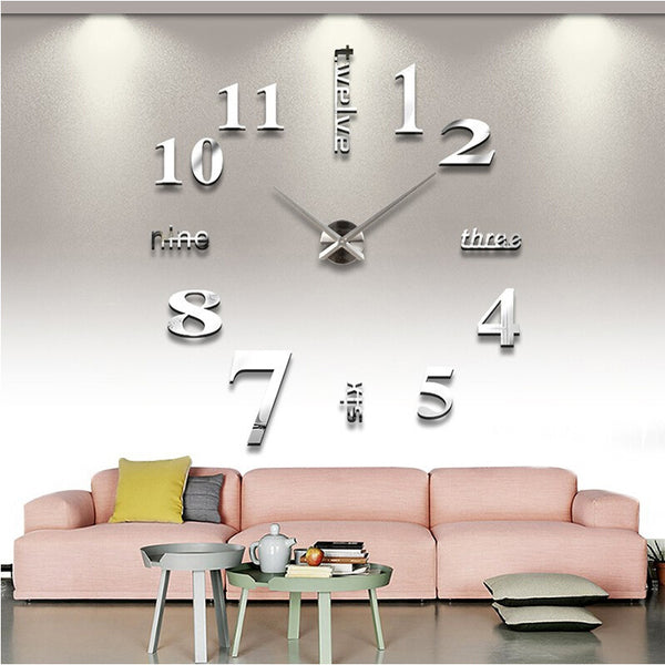 Circular Living Room Big Wall Clock Watch