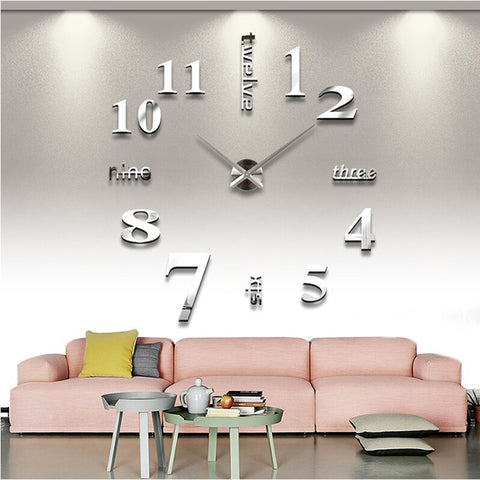 Circular Living Room Big Wall Clock Watch